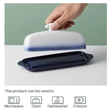 DOWAN Funny Butter Dish with Cute Bear Handle