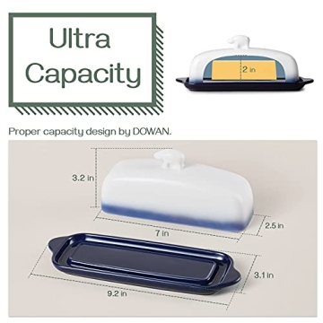 DOWAN Funny Butter Dish with Cute Bear Handle