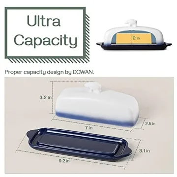 DOWAN Funny Butter Dish with Cute Bear Handle