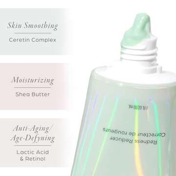 PUR Beauty 4-in-1 Correcting Primer, Redness Reducer - Primer for Face Before Makeup - Primer Face Makeup for Women - Cruelty-Free, Vegan-Friendly, & Color-Correcting Make Up Hydrating Primer, 1 Fl Oz