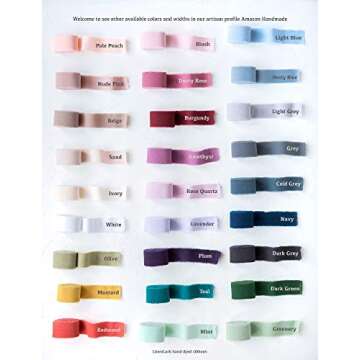 Redwood 1 inch wide 5 yds frayed edges handmade cotton ribbon hand dyed for Rustic wedding invitatio...