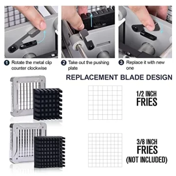 Sopito Electric French Fry Cutter for Perfect Uniform Fries
