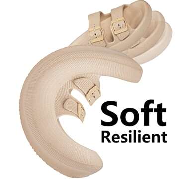 Weweya Soft Foam Slides Sandals for Indoor Outdoor Use