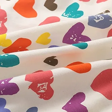 WELAKEN Heart-shaped Sweatshirts for Girls Toddler & Kids II Little Girl's Pullover Tops Sweaters & Hoodies 6-7 Years