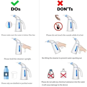 Portable OGHom Handheld Steamer for Effective Wrinkle Removal