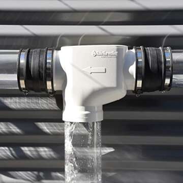 Rain Harvesting First Flush Plus Downpipe for Cleaner Water