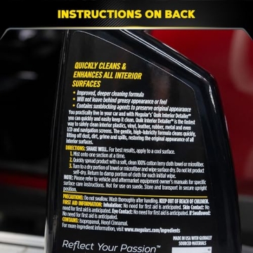 Meguiar's Quik Interior Detailer for Easy Car Cleaning