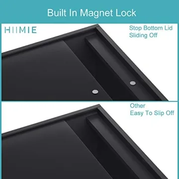 HIIMIEI Acrylic Tissue Box Cover for Home Office Decor