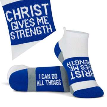 Gone For a Run Inspirational Ankle Socks for Women - Affirmation - Fun Running Socks - Runners Gifts...