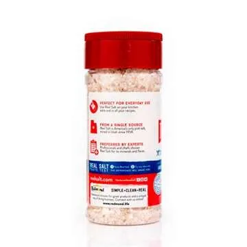 Redmond Real Sea Salt - Natural Unrefined Gluten Free Kosher, 10 Ounce Shaker