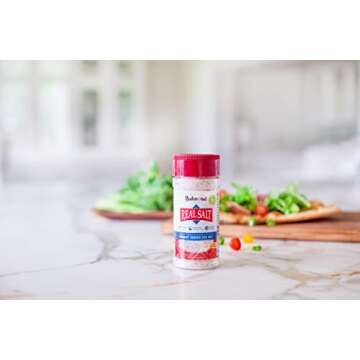 Redmond Real Sea Salt - Natural Unrefined Gluten Free Kosher, 10 Ounce Shaker