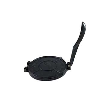 Heavy-Gauge Manual Reastaurant Cast Iron Flour Corn Tortilla Press Maker by Smart Cook