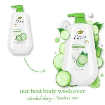 Dove Body Wash with Pump Refresh Cucumber Green Tea