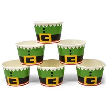 Gift Boutique Christmas Snack Cups 48 Count Party Essential