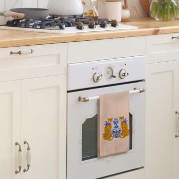 Tzhim Chinoiserie Decor Kitchen Towels - Preppy Leopard & Cheetah Designs