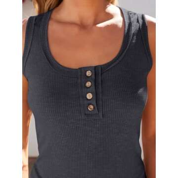 Kissfix Casual Summer Tank Tops for Women - Stylish Tees