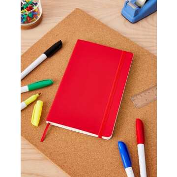 Moleskine Classic Soft Cover Notebook in Scarlet Red