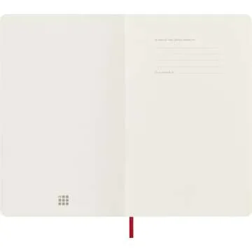 Moleskine Classic Soft Cover Notebook in Scarlet Red