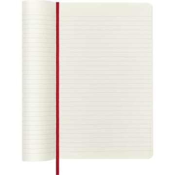 Moleskine Classic Soft Cover Notebook in Scarlet Red