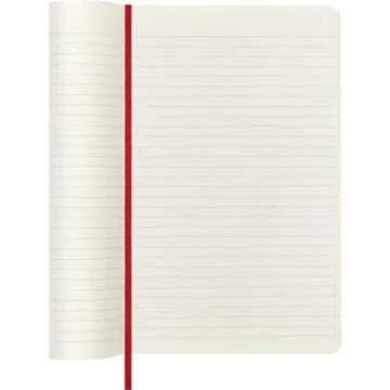 Moleskine Classic Soft Cover Notebook in Scarlet Red