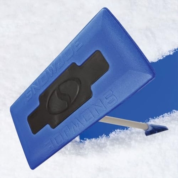 Snow Joe Telescoping Snow Broom Ice Scraper No-Scratch Foam