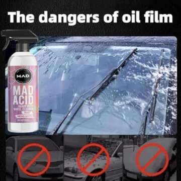 PRGIJ Mad Acid Glass Cleaner - Heavy Duty Cleaner for All Surfaces