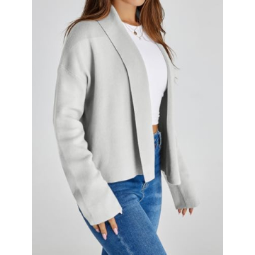 Cropped Cardigan for Women - Stylish and Cozy Layering Piece