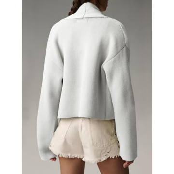 Cropped Cardigan for Women - Stylish and Cozy Layering Piece