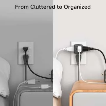 Cable Matters 3-Pack 3 Outlet Wall Adapter for Easy Power