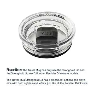 YETI Rambler 30 oz Travel Mug, Vacuum Insulated, White