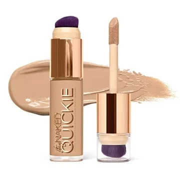 Urban Decay Quickie 24HR Full Coverage Waterproof Concealer (40WY - Medium Warm Yellow), Natural Mat...