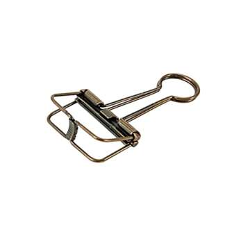 Hollow Out Paper Binder Clip Set - Stylish & Durable Office Supplies