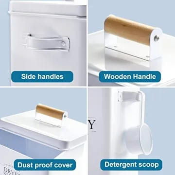 Laundry Pods Container & Dryer Sheet Holder Set - Stylish & Durable