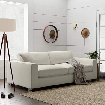 Westview Extra Deep Down Filled Couch, 89" Cream Sofa