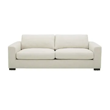 Westview Extra Deep Down Filled Couch, 89" Cream Sofa