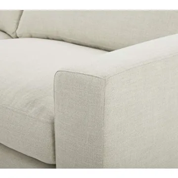 Westview Extra Deep Down Filled Couch, 89" Cream Sofa