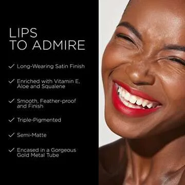 Besame Cosmetics: Classic Color Lipstick - Vintage Lipstick - Highly Pigmented, Long-Lasting Color, Feather-Proof Finish