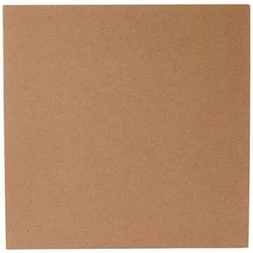 Grafix Medium Weight Chipboard – 12"x12", White Acid-Free 0.057” Sheets, Create Three-Dimensiona...