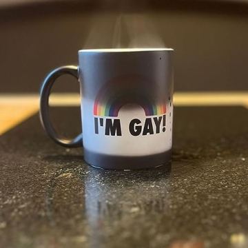 Funny I'm Gay Rainbow Heat Change Mug for Men