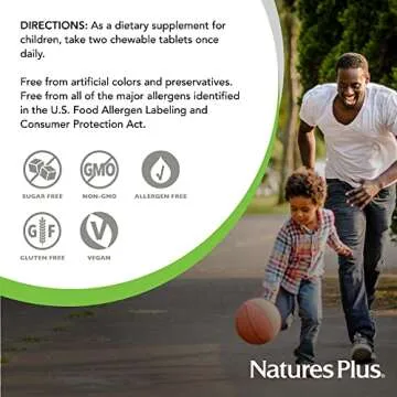 NaturesPlus Animal Parade MagKidz, Natural Cherry Flavor - 90 Animal-Shaped, Chewable Tablets - Pack of 2 - Bone & Muscle Health Support - Non-GMO, Vegan, Gluten Free, Sugar Free - 90 Total Servings