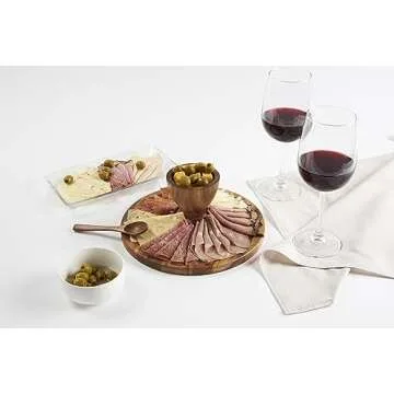 2 in 1 Wooden Cake Stand and Charcuterie Board