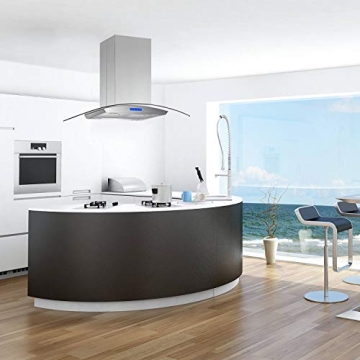 Tieasy 36" Ceiling Mount Range Hood - 700 CFM