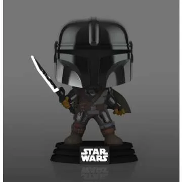 Exclusive POP Funko Star Wars Mandalorian with Darksaber