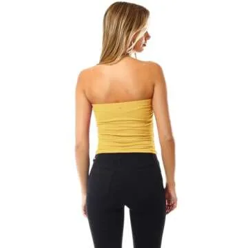 MixMatchy Women's Casual Summer Tube Top 3PACK - Stylish