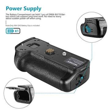 Neewer NW-GH5 Vertical Battery Grip for LUMIX GH5