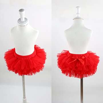HOOLCHEAN Baby Girls Soft Tutu Skirt and Headband Set