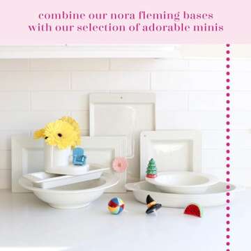 Nora Fleming Pinstripes Napkin & Candy Holder for Entertaining