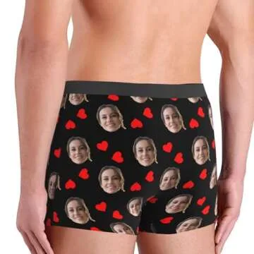 Personalized Boxers For Men Custom Boxers Custom Boxers For Men Valentines Day Gifts For Him Personalized Boxers S