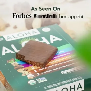 ALOHA Protein Bars Variety Pack - Vegan & Organic Snacks