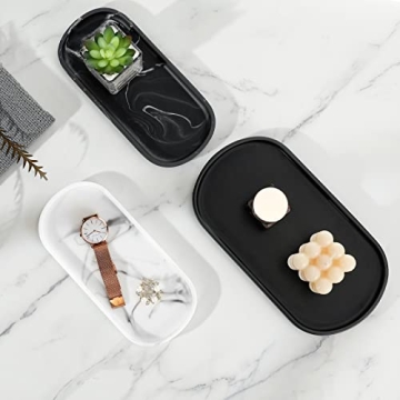 Luxspire Oval Bathroom Vanity Tray - Elegant & Durable